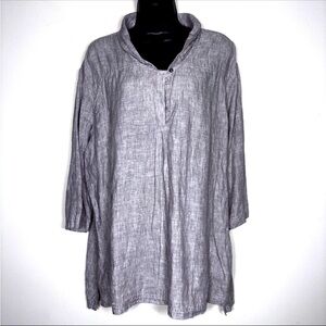 POETRY 14 Half Placket Tunic Top Shirt light purple
popover 3/4 lagenlook